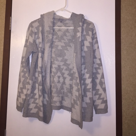 Grey and white Charlotte Russe cardigan