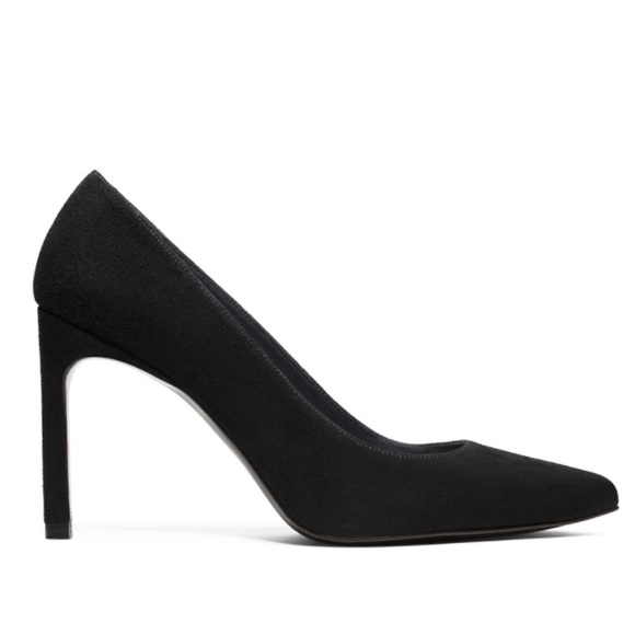 Stuart Weitzman Heist Pump - Black Leather