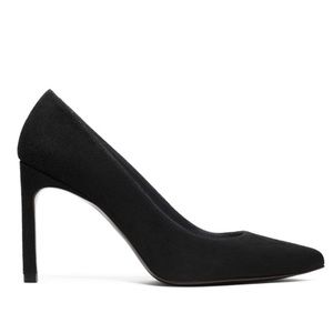 Stuart Weitzman Heist Pump - Black Leather
