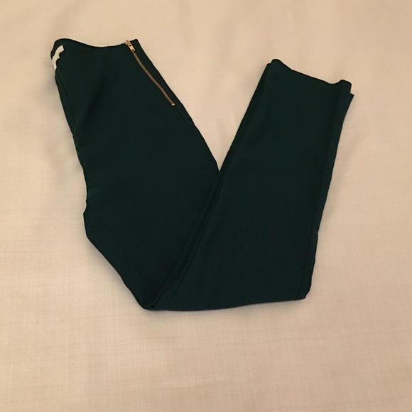 H&M Green High Waist Pants