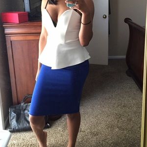 Blue midi skirt 💙