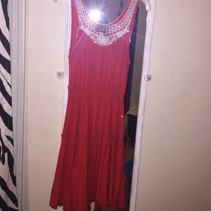 Red/Orange Summertime Dress