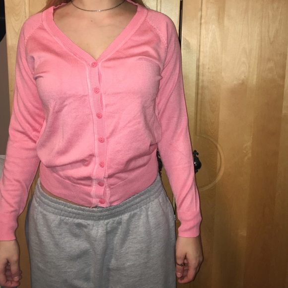 PINK CARDIGAN