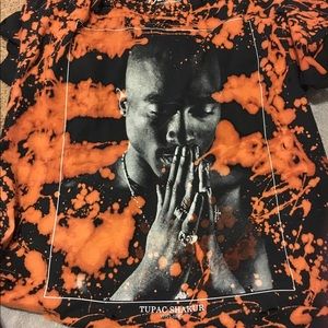 Distressed bleached shirt size S-XL