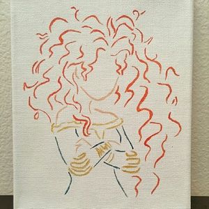 Handmade Merida Painting