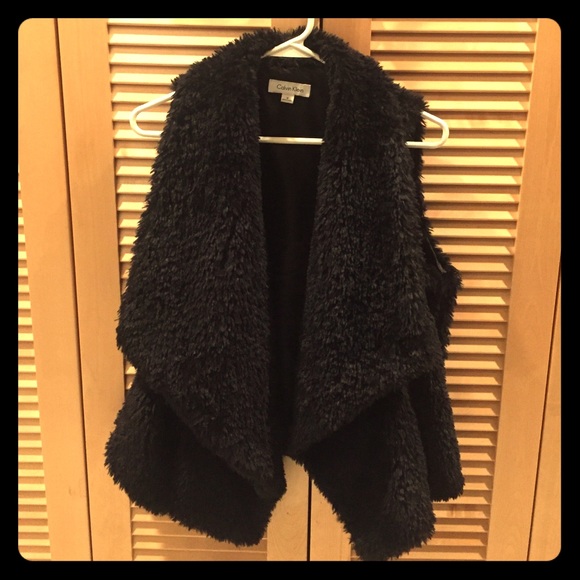 Calvin Klein Faux Fur Vest