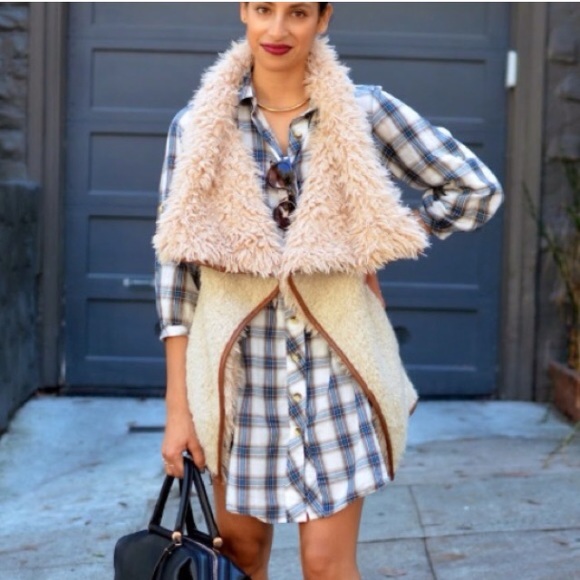 ❣️SMALL❣️ Sherpa Faux Fur Soft Fall Winter Vest - Picture 4 of 4