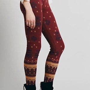 NWOT Free People Sweater Leggings