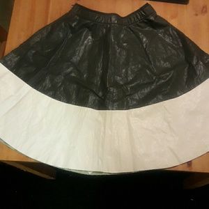 Leather skirt