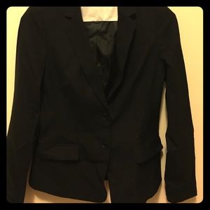 Banana Republic black, two button blazer