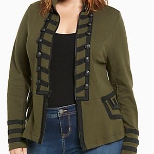 ✨Torrid✨ Military Knit Zip Front Jacket