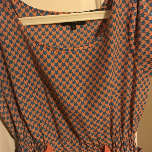 Lovely heart-patterned short dress!