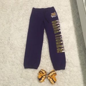 ‼️LAST CHANCE‼️Justice LSU Pants + LSU Hair Bow!