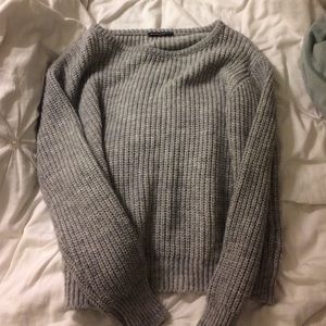 Brandy Meville grey knitted sweater