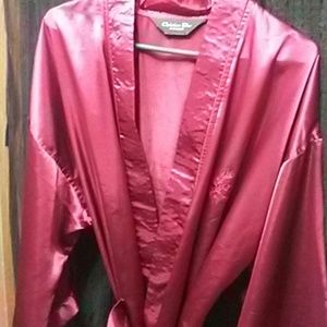 CHRISTIAN DIOR SATIN ROBE