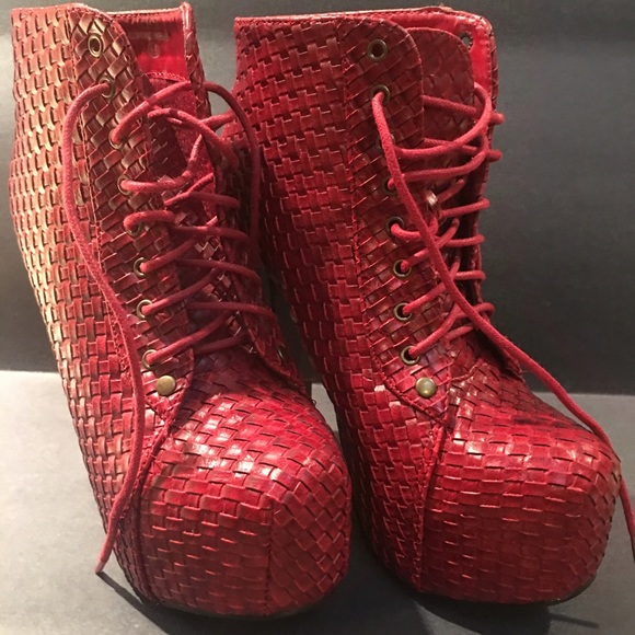 Red booties