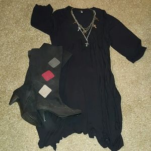 SALE!! Jersey Lagenlook Tunic/Dress