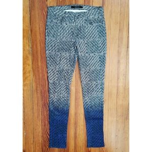 J Brand Armature Print Skinny Jeans 27