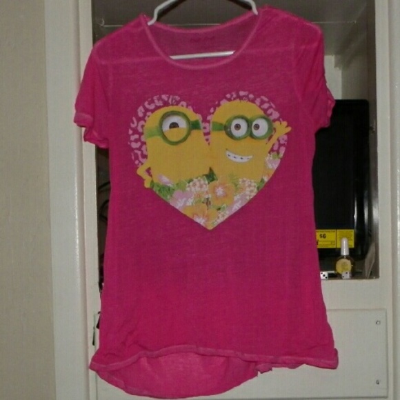Sheer Minions Heart Tee