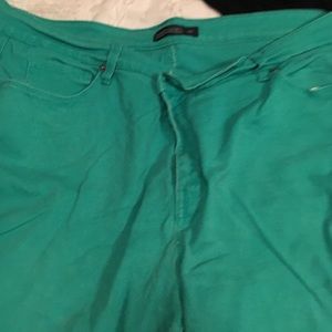 Green jeans