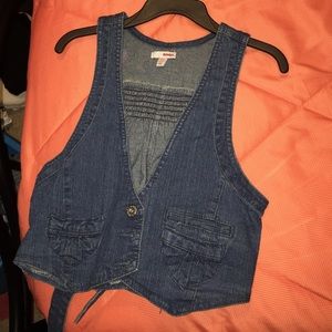 Blue jean Vest