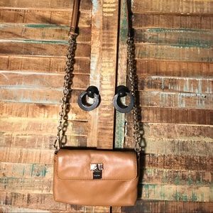 Calvin Klein Leather Demi Shoulder Bag