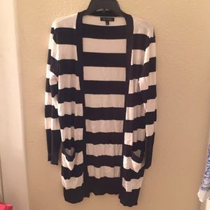 Banana Republic striped cardigan!