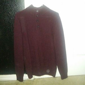 Burgundy Cardigan