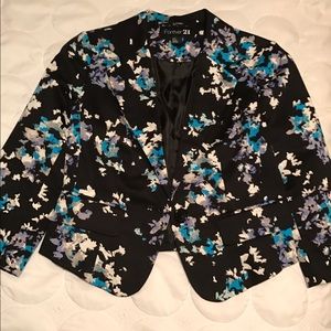Floral blazer