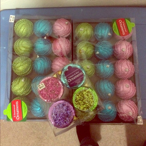 34 Christmas ornaments