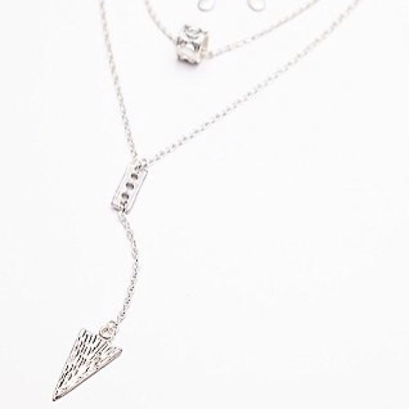 Free People Stardust tiered necklace silver - Picture 2 of 4