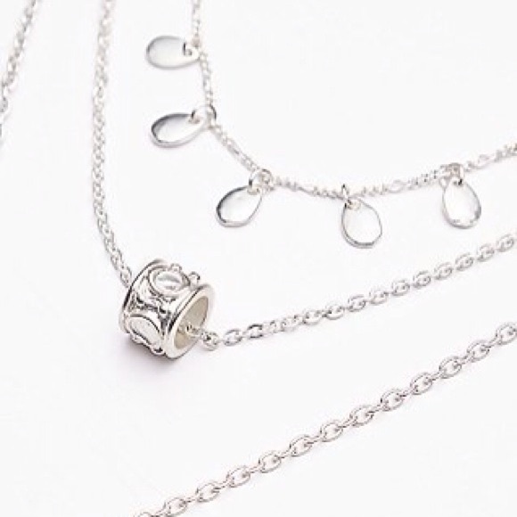 Free People Stardust tiered necklace silver - Picture 3 of 4