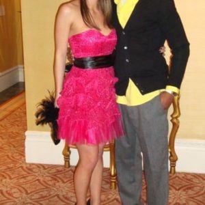 Betsy Johnson Pink Sequin Party Dress