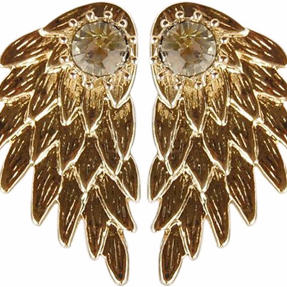 Angel Rhinestone Earrings- free shipping - Picture 3 of 4