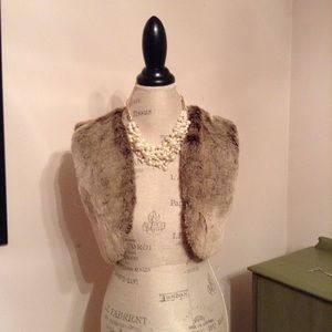 Faux Fur Vest!
