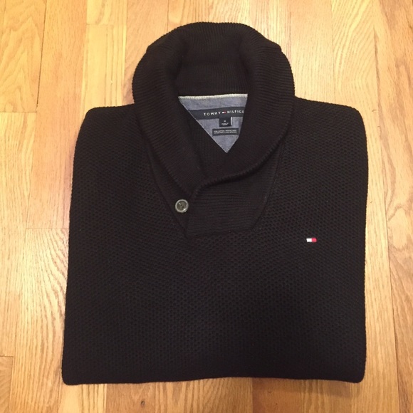Brand New Tommy Hilfiger Shawl Collar Sweater