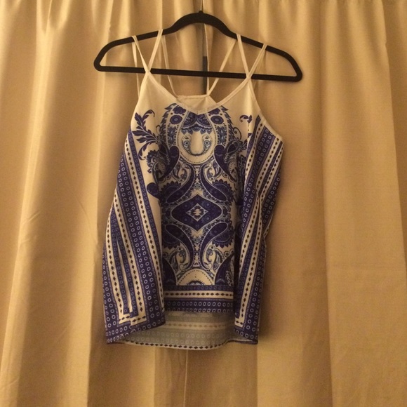 Tribal print tank