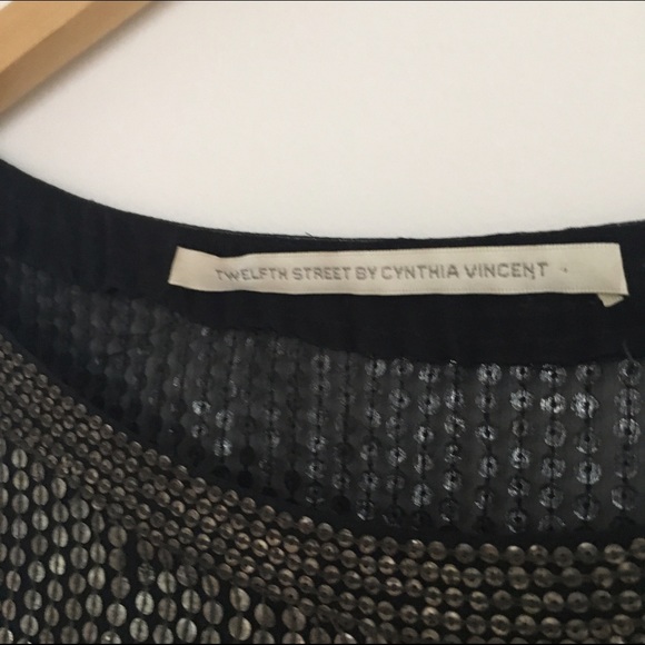 🎉 HP 🎉 Twelfth Street Cynthia Vincent sequin top - Picture 2 of 3