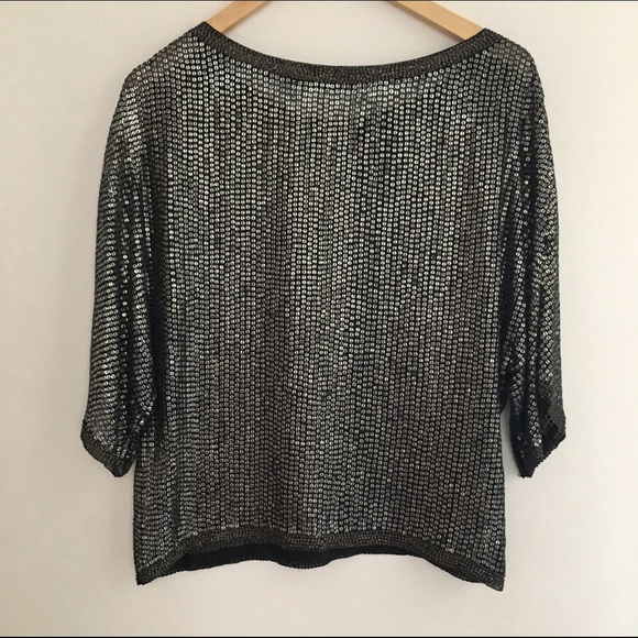🎉 HP 🎉 Twelfth Street Cynthia Vincent sequin top - Picture 3 of 3