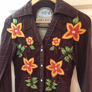 Joystick handmade snap front Boutique shirt.