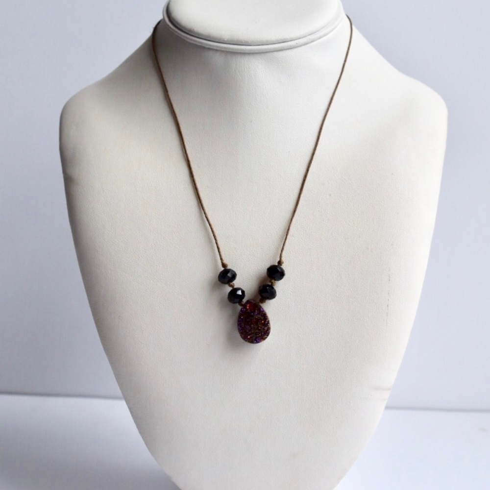 Drusy Necklace - Hand Made
