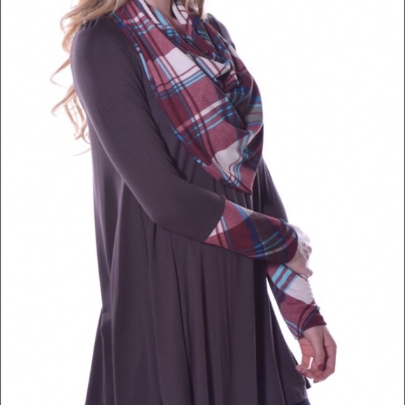 Pastels Clothing Tops - TUNIC + INFINITY SCARF COMBO! Multiple Sizes