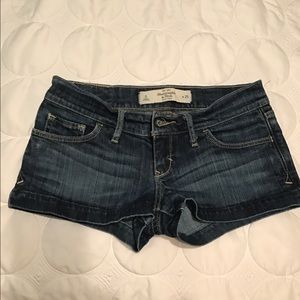 Denim shorts