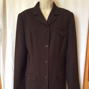 Chocolate brown blazer