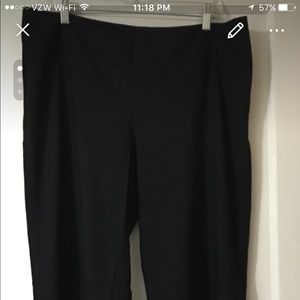 H&M black wide leg slacks (pants) size 14