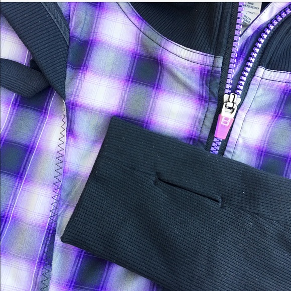 Lulu Run Reflection Purple Plaid Jacket - Picture 2 of 4