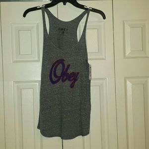 Obey graphic tank top