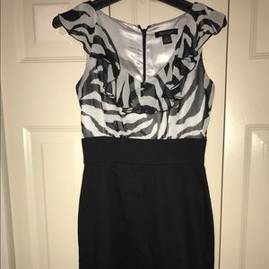 Black and white dress