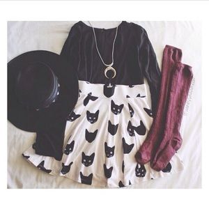 H&M cat skirt