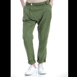 Military Cropped Jodhpur Pant